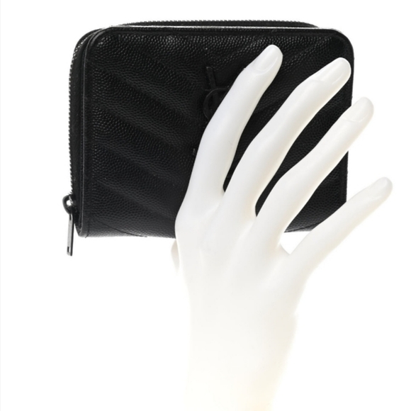 YSL Chevron monogram compact wallet - Picture 5 of 5